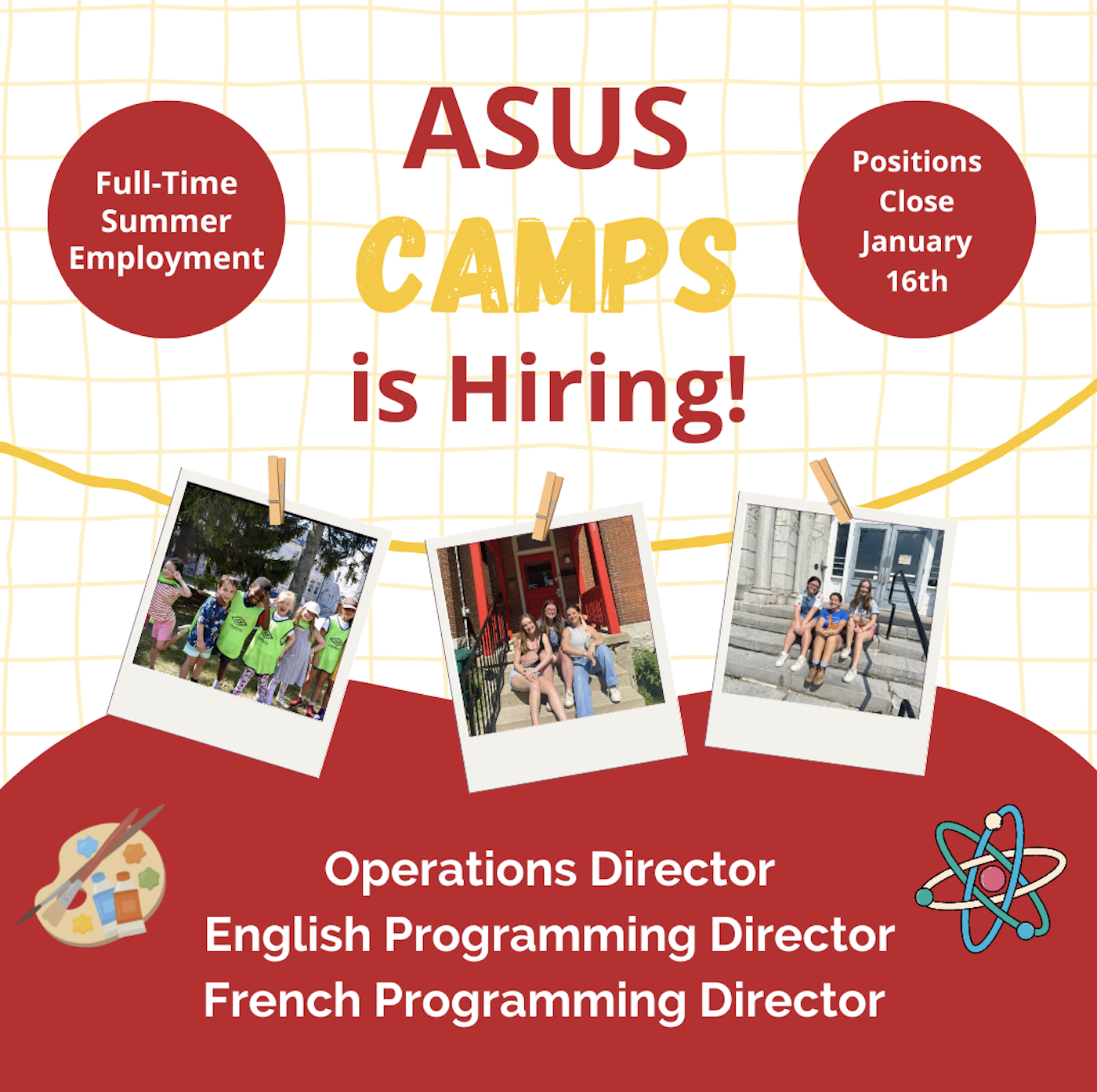 ASUS Camps is looking for a French Programming Director! French Studies